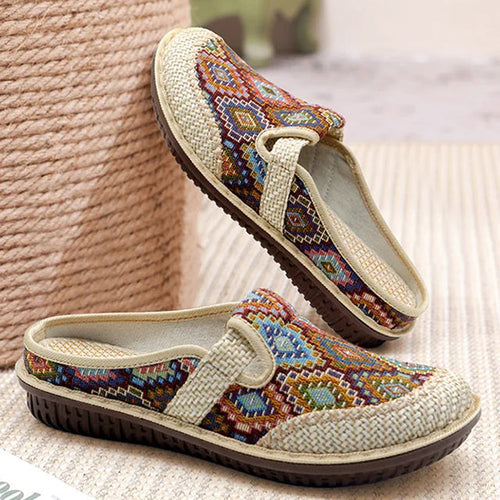 Ethnischer Stil Bequeme Slipper EB