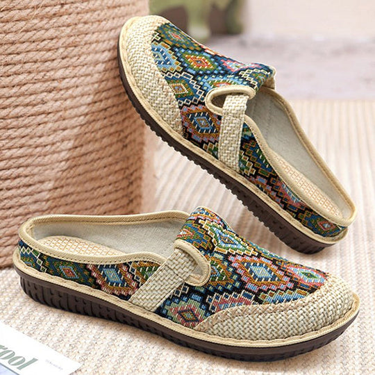 Ethnischer Stil Bequeme Slipper EB