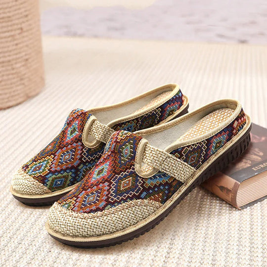 Ethnischer Stil Bequeme Slipper EB