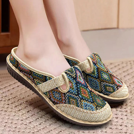 Ethnischer Stil Bequeme Slipper EB