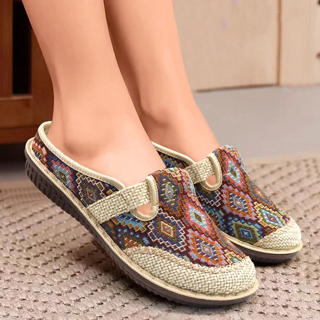 Ethnischer Stil Bequeme Slipper EB