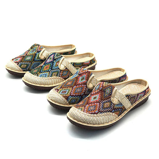 Ethnischer Stil Bequeme Slipper EB