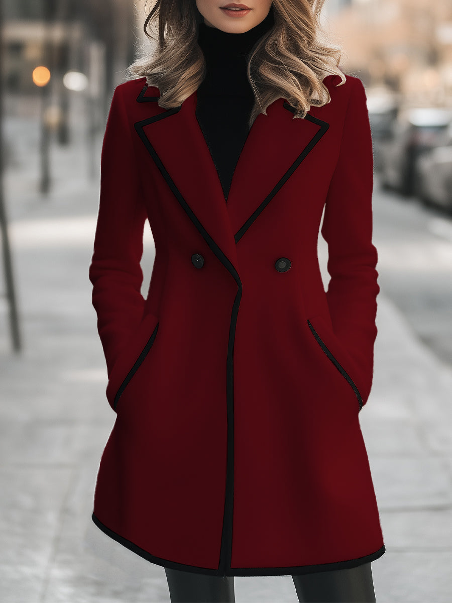 EB | Duster - elegante Damenjacke mit schwarzen Akzenten