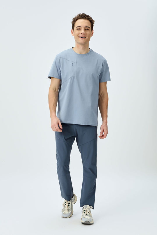 EB | Herren Sport Frühling und Sommer Sonnenschutz kurze Ärmel