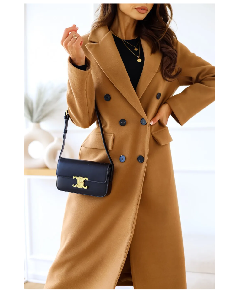 EB | Lange Elegante Taillierte Trenchcoat Für Damen | Perfekt Für Herbst Und Winter