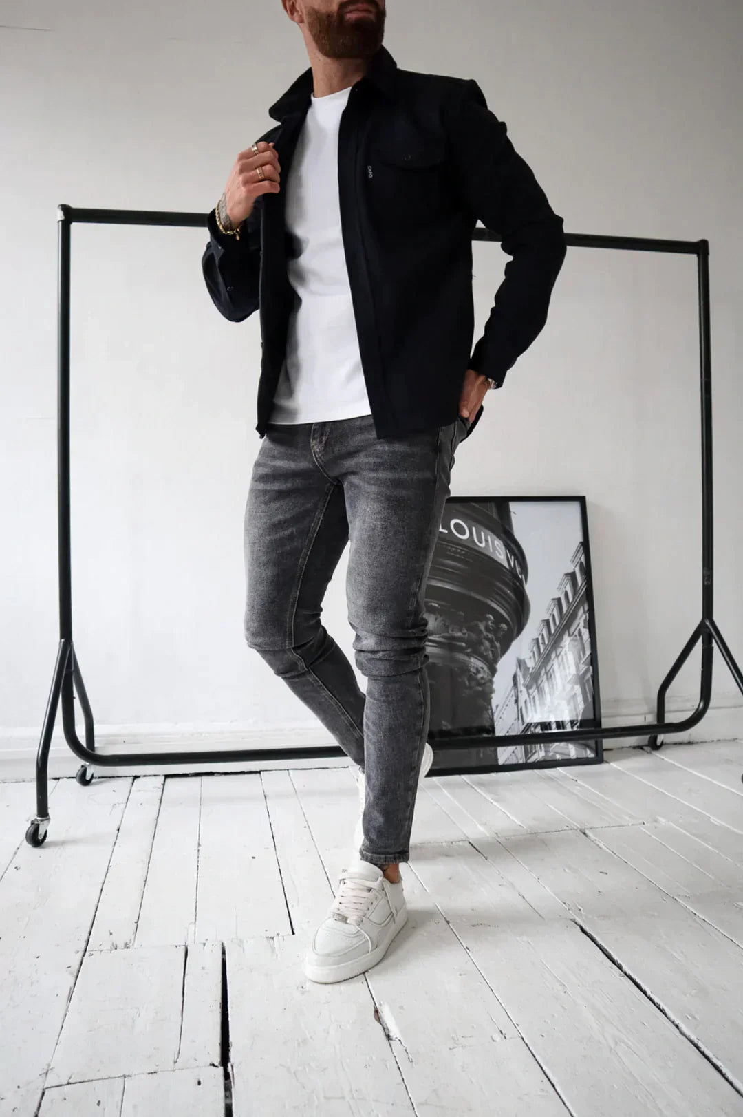 EB | Premium-Jacke mit Knopfverschluss für Herren Stylische und Bequeme Jacke
