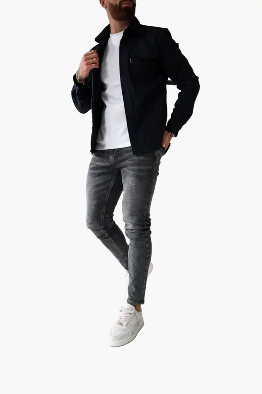 EB | Overshirt Jacke - Modernes, Vielseitiges Hemdjacke für Alltag und Freizeit