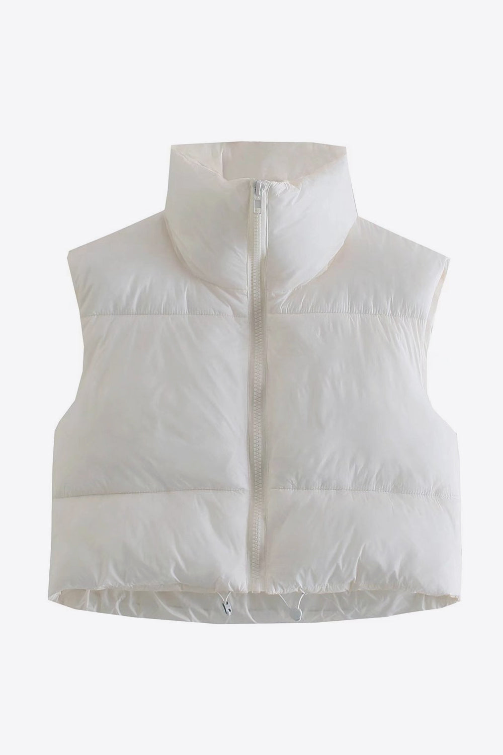 EB | Zip-Up Drawstring Puffer Weste
