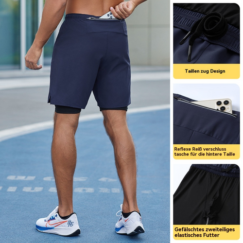 EB | Große, doppelt gefütterte Sportshorts