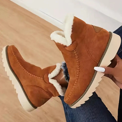 EB | Damenstiefel Aus Plüschigem Lammfell