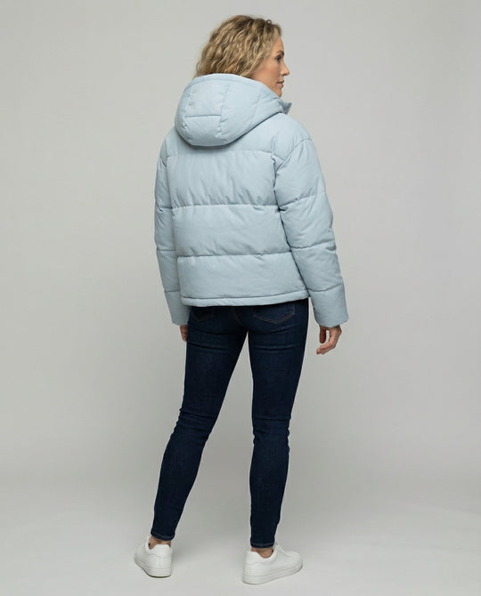 Warme Gepolsterte Jacke Kapuze Damen | EB