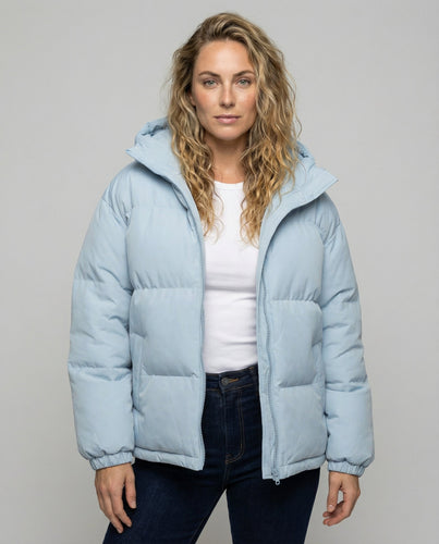 Warme Gepolsterte Jacke Kapuze Damen | EB
