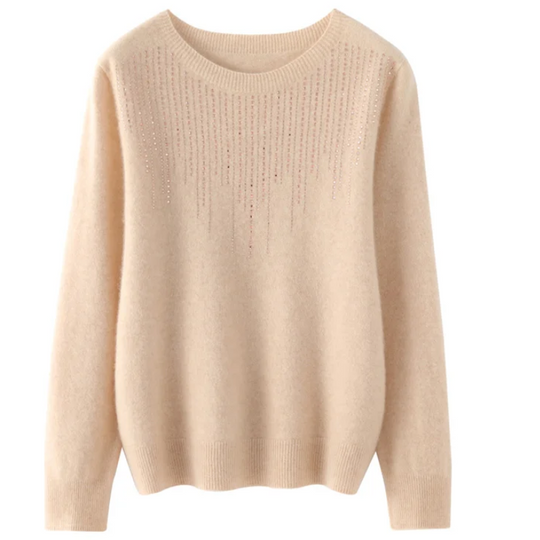 EB | Sweatshirt - Weicher Strickpullover mit funkelnden Details
