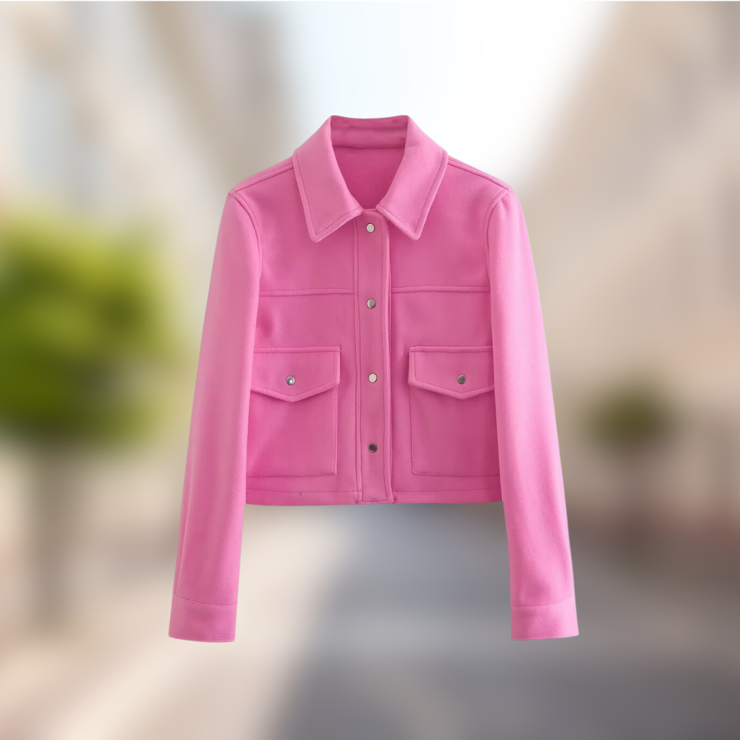 EB | Damen Wolljacke Im Lässigen Look für Den Herbst
