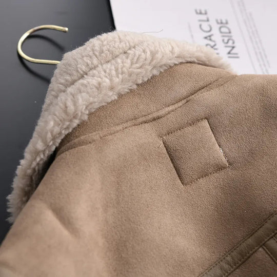 EB | Wildleder Winterjacke - Warm & Stilvoll