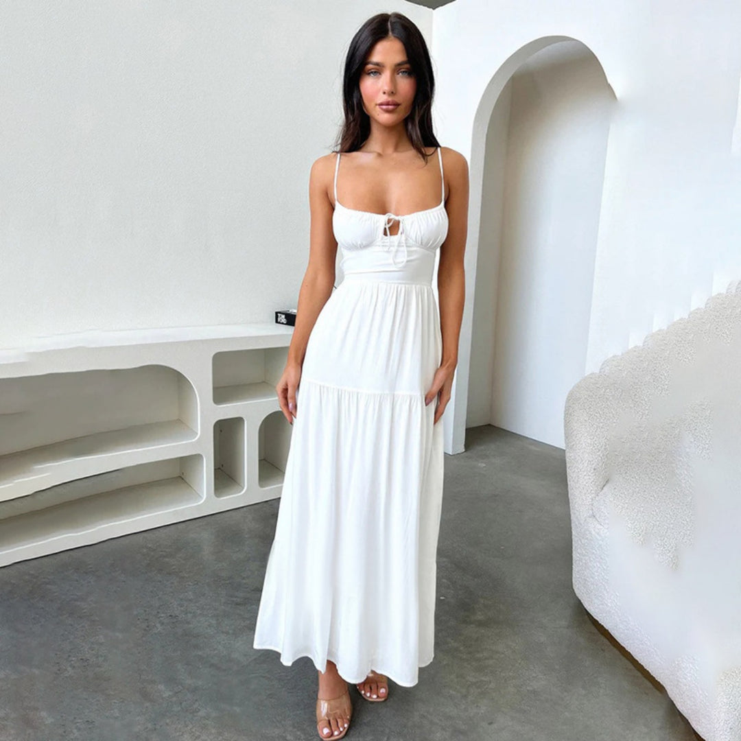EB | Kleid mit Hosenträgern und Neckholder