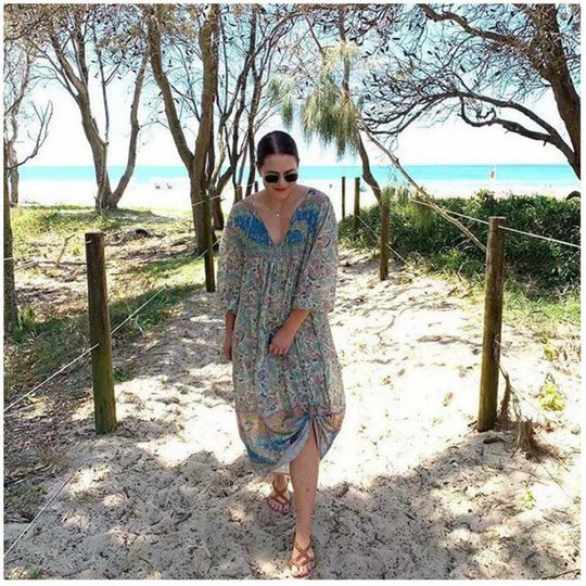 EB | Kleid mit böhmischem Print