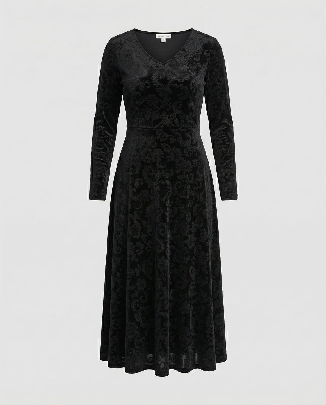 Figurschmeichelndes Ausgestelltes Kleid | EB