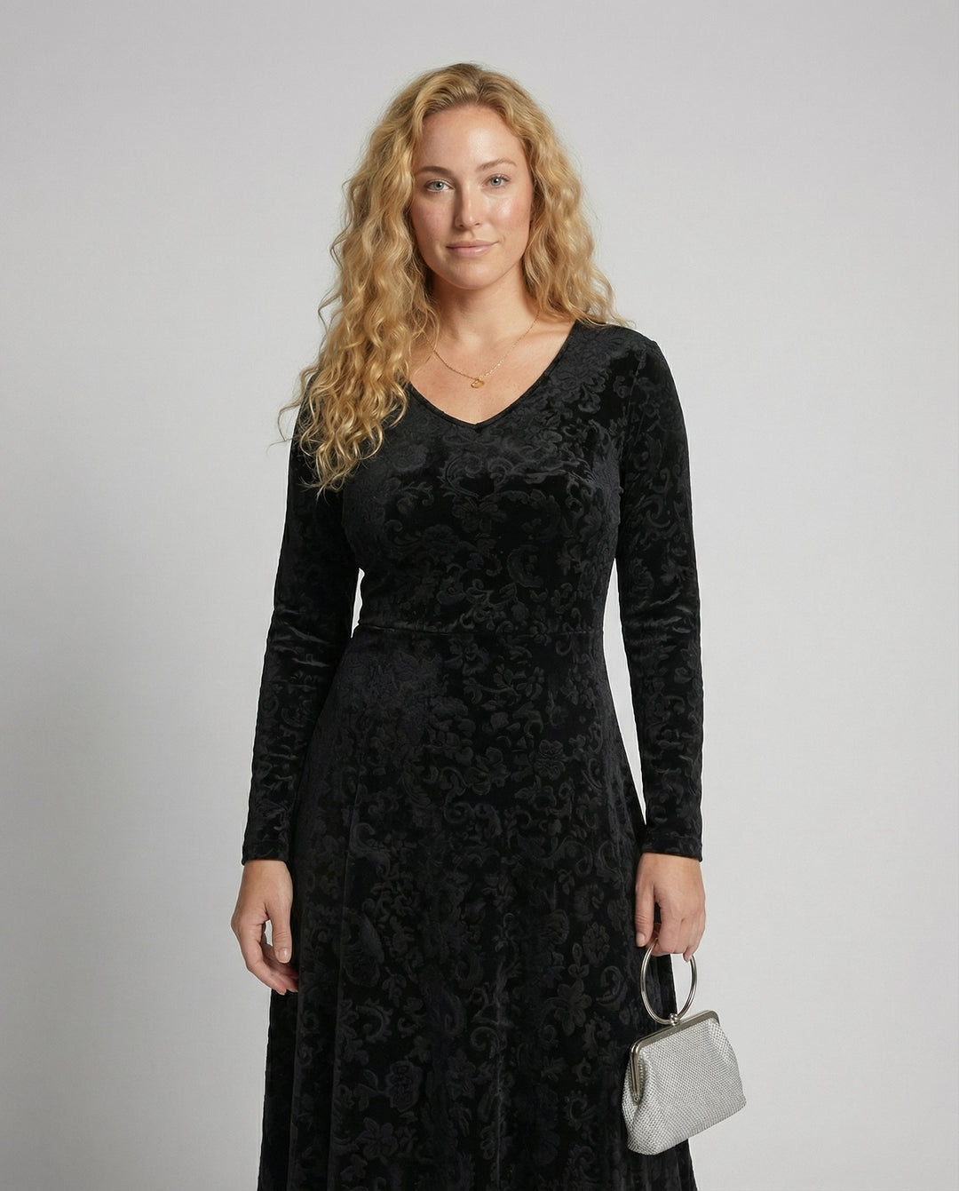 Figurschmeichelndes Ausgestelltes Kleid | EB