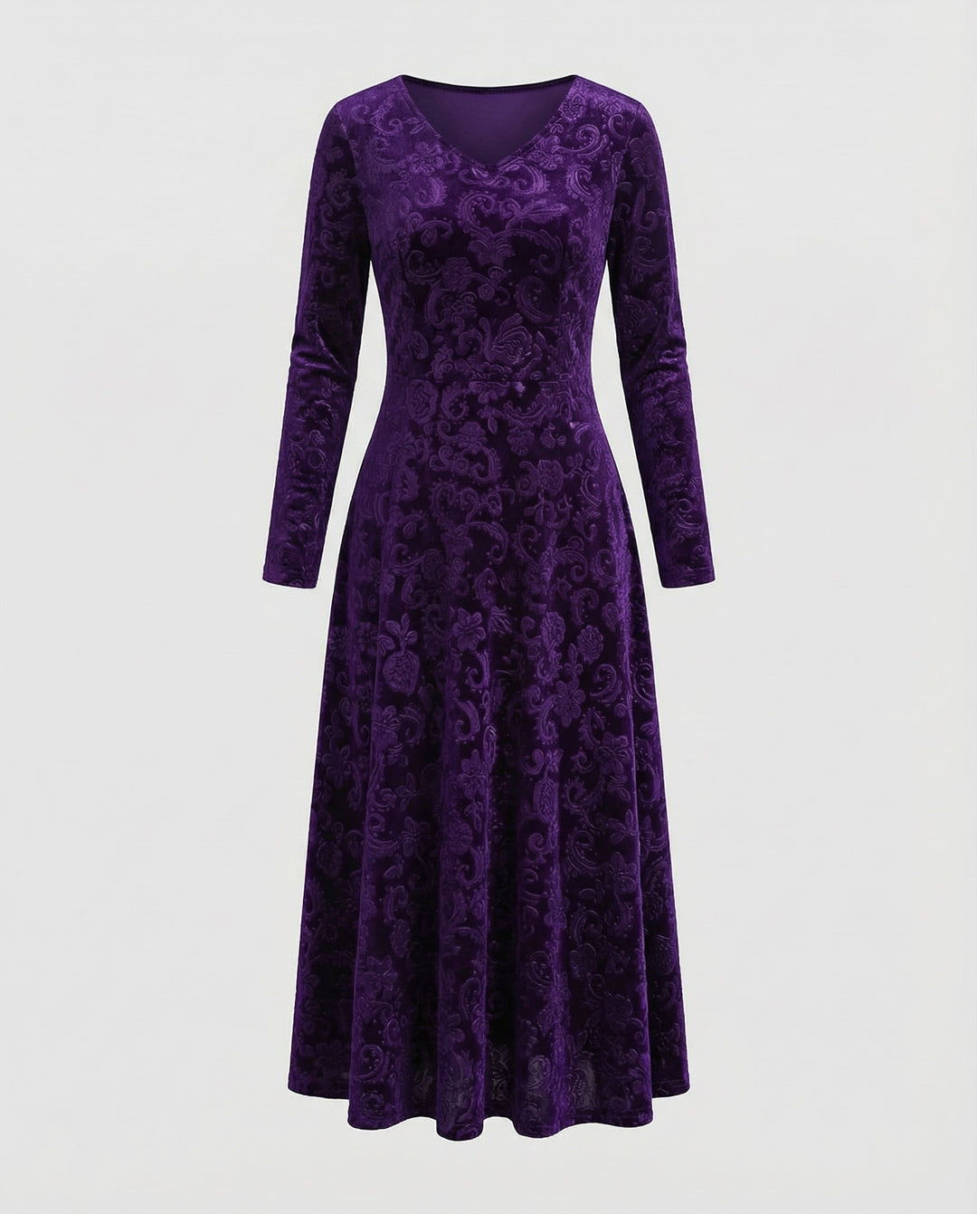 Figurschmeichelndes Ausgestelltes Kleid | EB