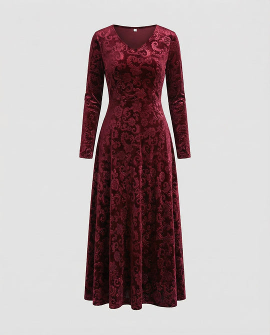Figurschmeichelndes Ausgestelltes Kleid | EB