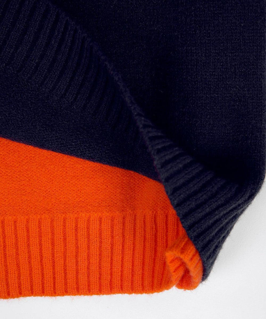 EB | Pullover mit Farbblock-Design und Modernem Schnitt - Perfekt für Büro und Freizeit