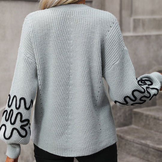 EB | Warmer Strickpullover Mit Klassischem Stil