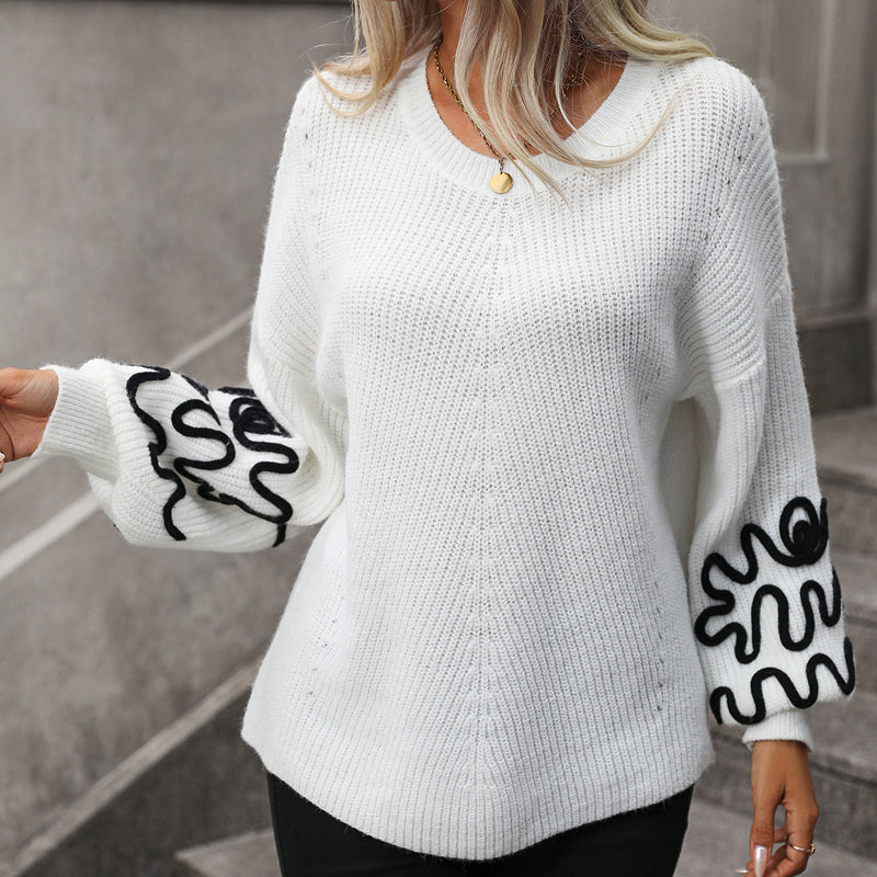 EB | Warmer Strickpullover Mit Klassischem Stil