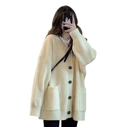 EB | Damen Freizeit Baumwoll Strickjacke