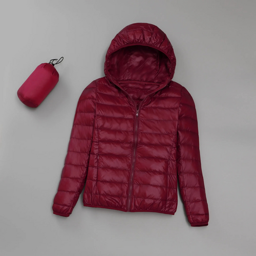 EB | Jacke - Leichtes Packbares - Ge Quiltetes Isoliertes Kapuzen Design