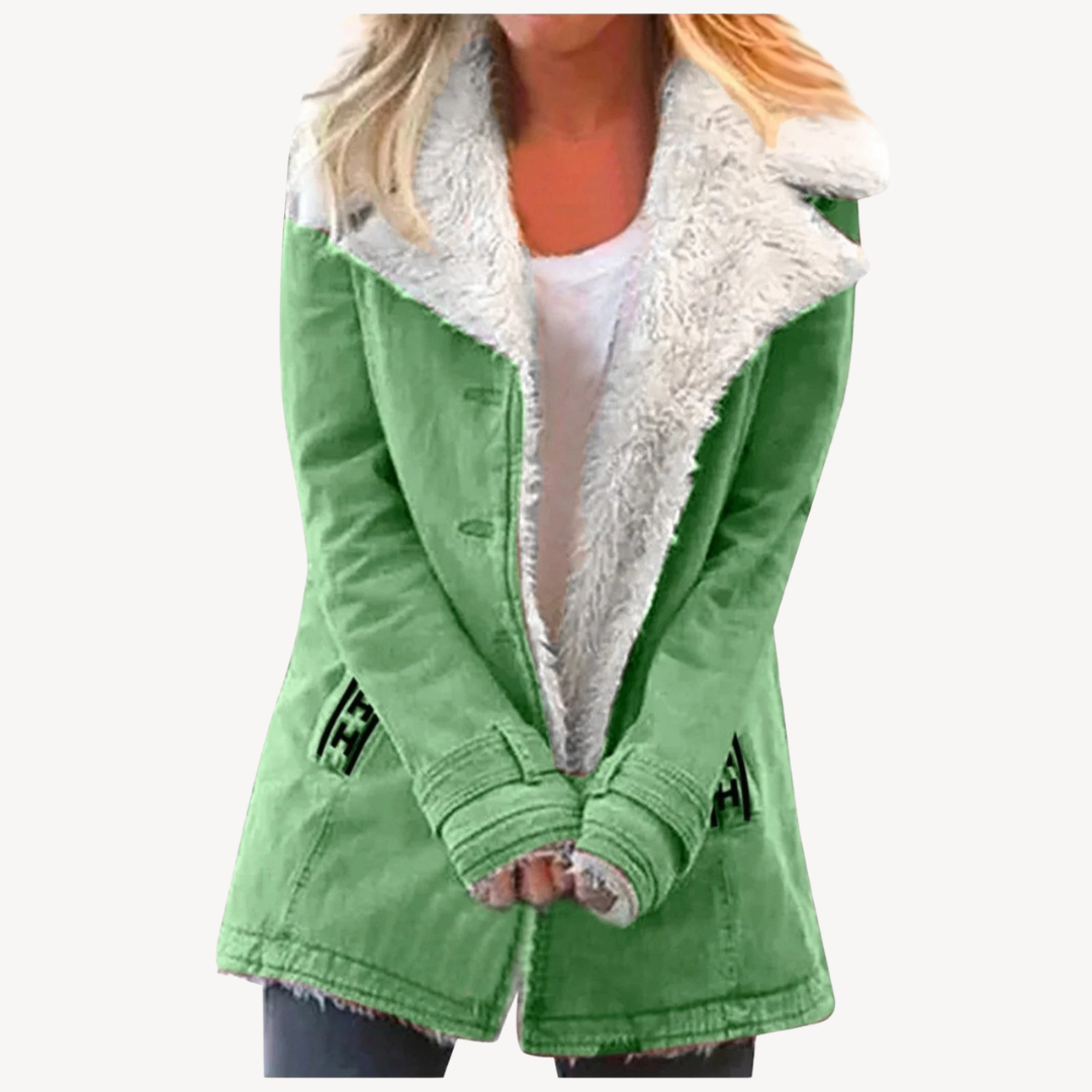 EB | Damen Fleecegefütterte Winterjacke