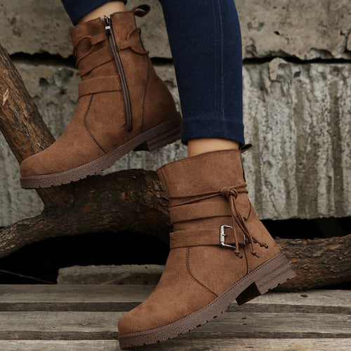 Vintage Schnalle Stiefeletten EB