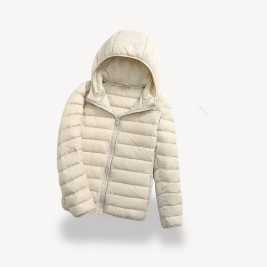 EB | Ultraleichte Kapuzen-Pufferjacke Damen