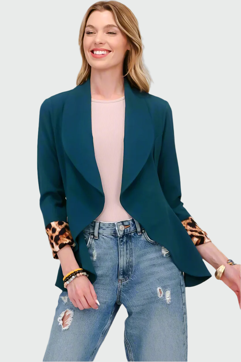 EB | Freizeit Blazer mit Pantherdetail