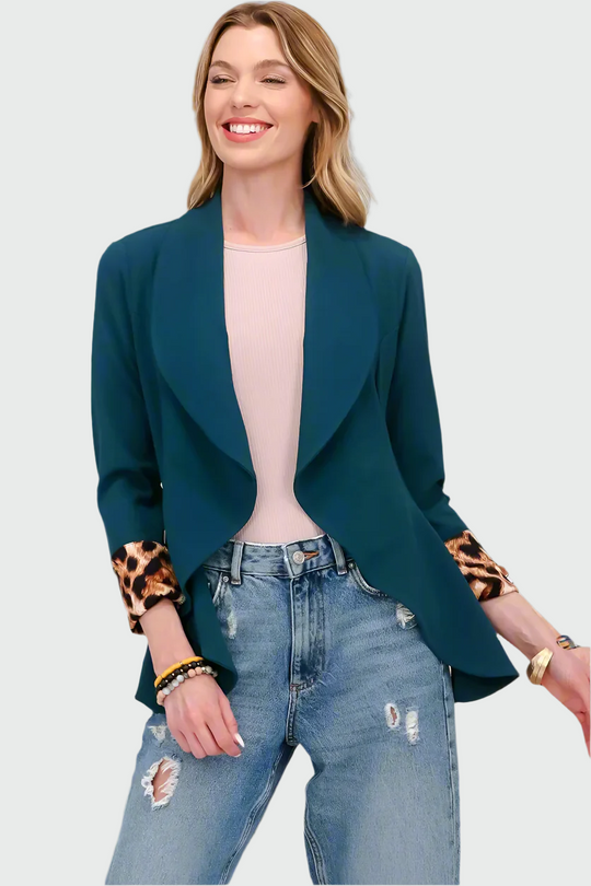 EB | Freizeit Blazer mit Pantherdetail