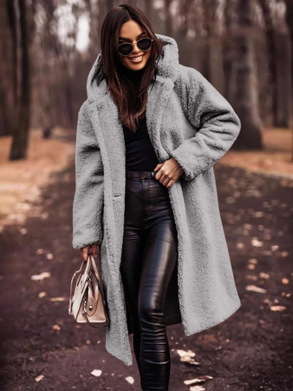 EB | Damen-Trenchcoat mit Gürtel und Doppelt Geknöpftem Verschluss