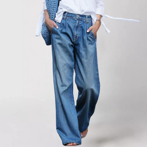 EB | Bequeme Damenjeans mit Weitem Bein