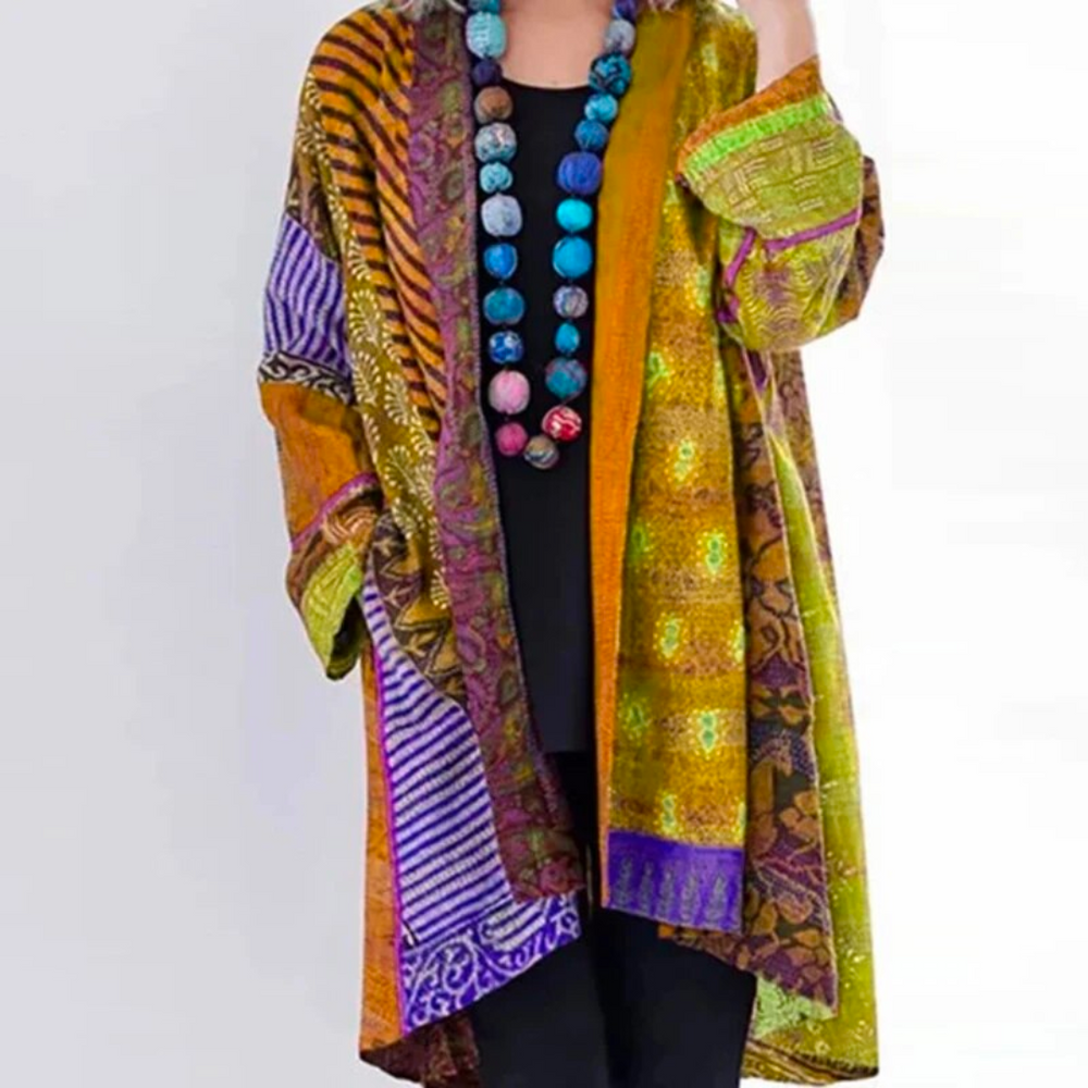 EB | Herbstjacke mit Buntem Muster – Maravilla