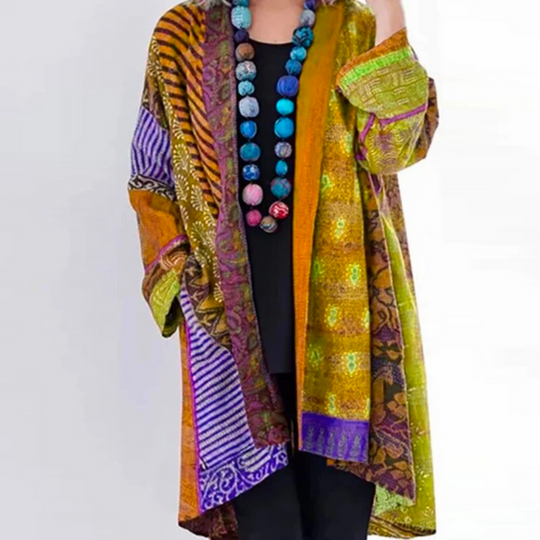 EB | Herbstjacke mit Buntem Muster – Maravilla