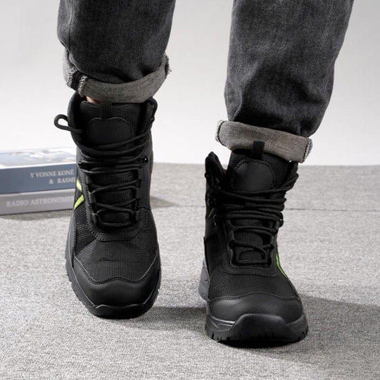 Anti-Smash und Anti-Durchstich High-Top Flugsicherheitsschuhe aus atmungsaktivem Gewebe EB