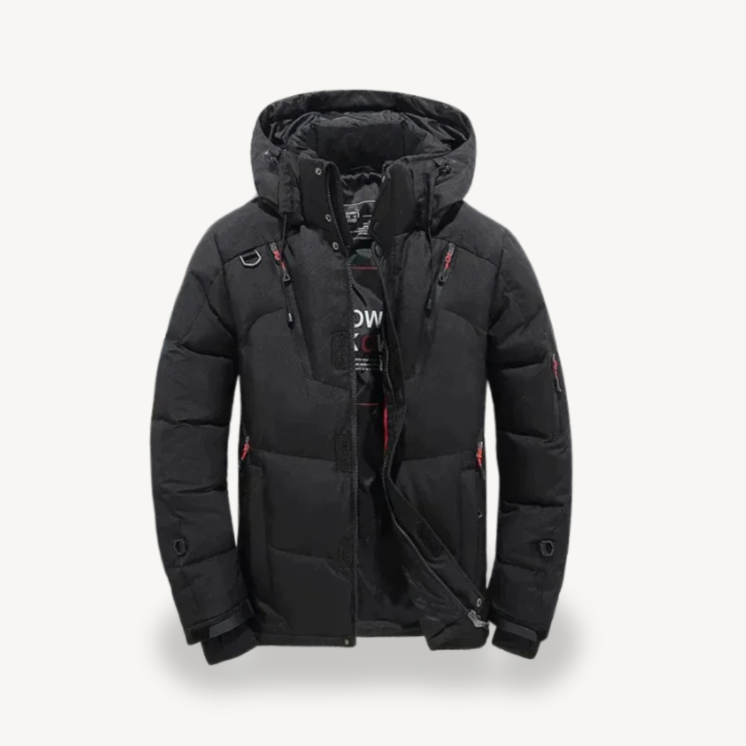 EB | Gepolsterte Kapuzen-Winterjacke Herren