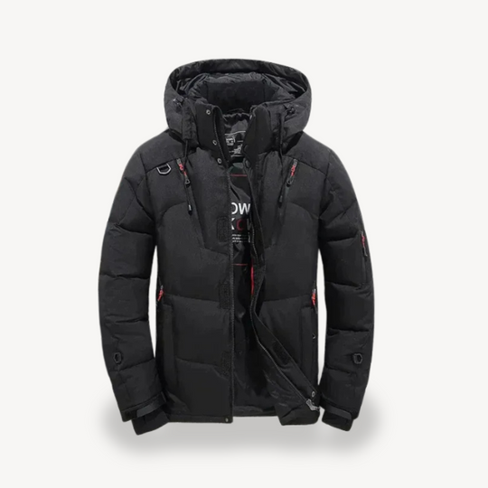 EB | Gepolsterte Kapuzen-Winterjacke Herren
