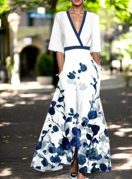 EB | Farbliche Maxi-Kleid