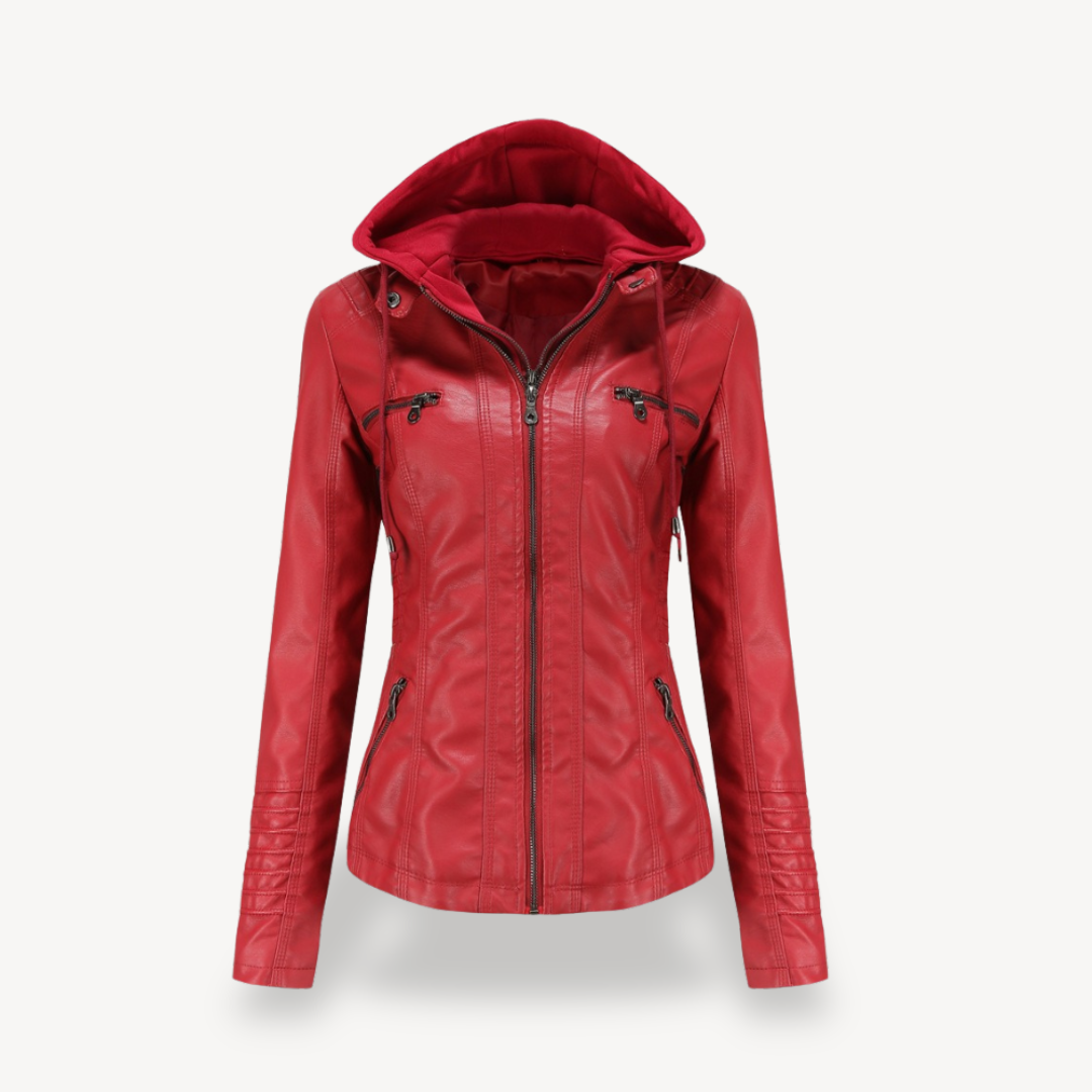 EB | Motorrad Kunstlederjacke Damen