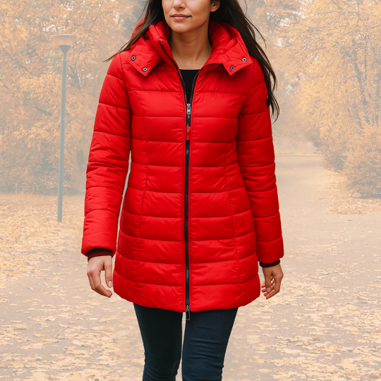 EB | Wattierte Winterjacke mit Kapuze