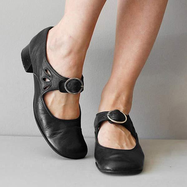 EB | Orthopädische Vintage-Schuhe mit Runder Zehenpartie