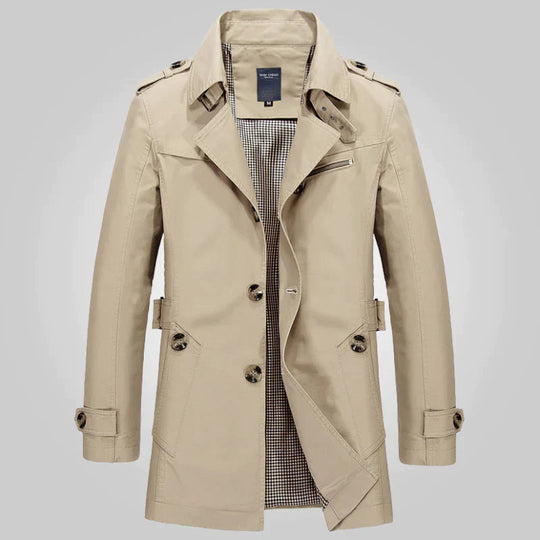 EB - Stilvoll Eleganter Formeller Winter-Trenchcoat für Männer