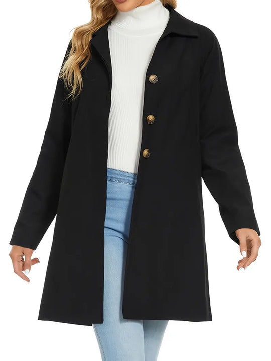 EB | Damen Trenchcoat mit Taillengürtel