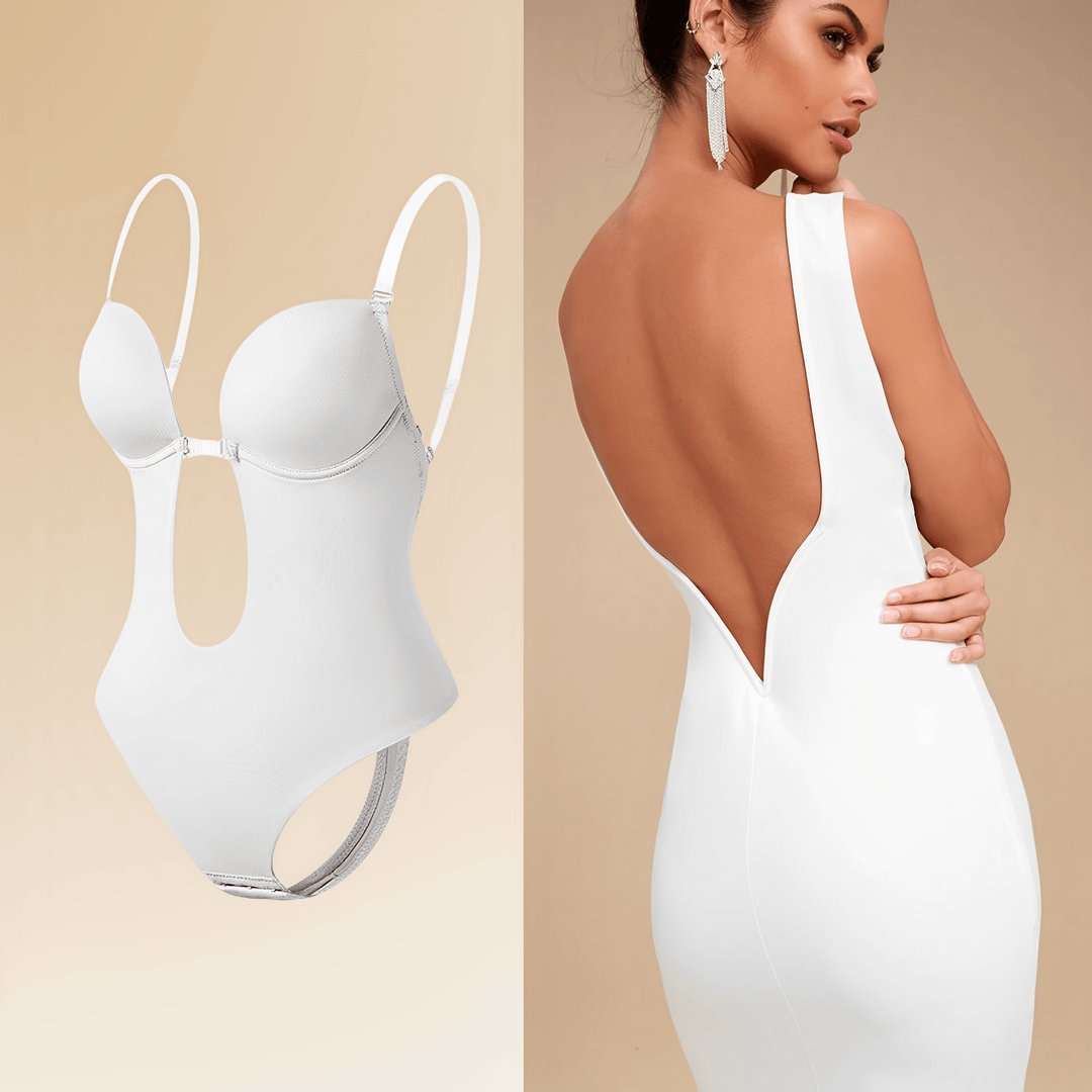 EB | Nahtloser Bodysuit Shapewear Ohne Rückenenteil für Damen