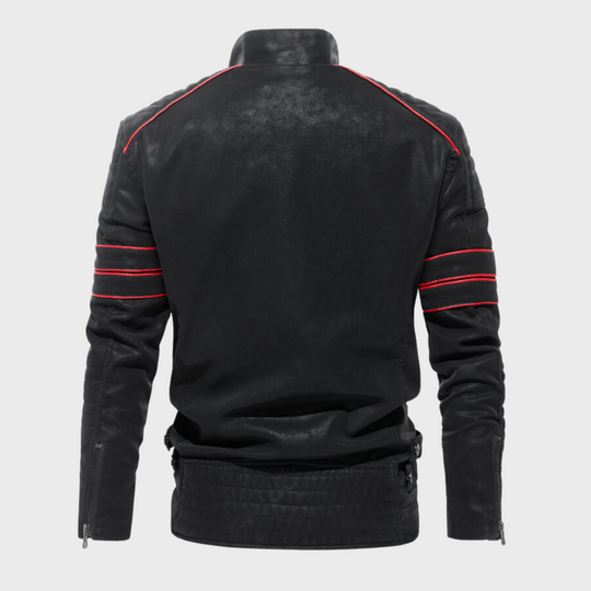 EB | Herren Dick Gepolstertes Lederjacke
